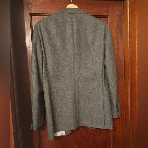 Suitsupply Charcoal Wool Roma Relaxed Fit Suit - Picture 4 of 11